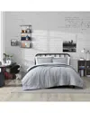 Nautica Hayes Solid Comforter Set In Gray