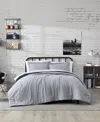 Nautica Hayes Solid Reversible 7-pc. Comforter Set, Full In Gray