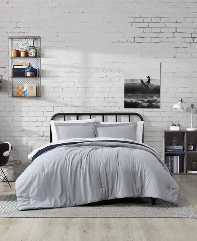 Nautica Hayes Solid Reversible 7-pc. Comforter Set, Full In Gray