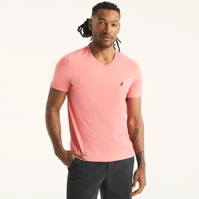 Nautica Heather V-neck T-shirt In Multi
