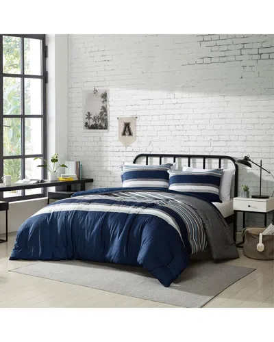 Nautica Heathered Block Lightweight Microfiber Bed Set