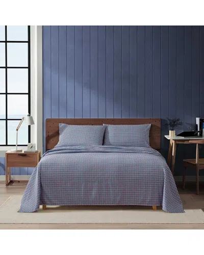 Nautica Heritage Plaid Sheet Set In Blue