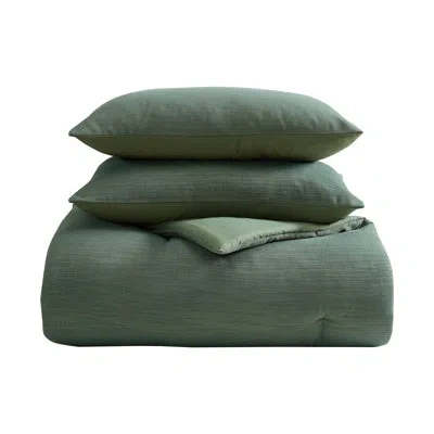 Nautica Herringbone Chenille Green Comforter Set