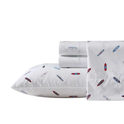 Nautica High Surf Full Sheet Set In White