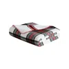 Nautica Hillcrest Plaid Red Throw Blanket In Multi