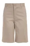 Nautica Kids' Hunter Twill Shorts In 250 Khaki