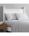 Nautica J-class Boat Stripe Lightweight Sheet Set In Grey