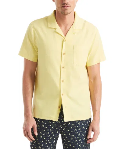 Nautica Jaws X  Men's Classic-fit Jaspe Dobby Button-down Shirt