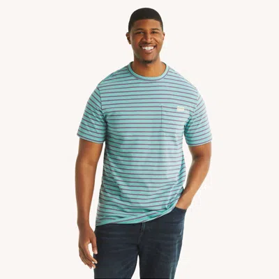 Nautica Jeans Co. Big & Tall Striped Crewneck T-shirt In Multi