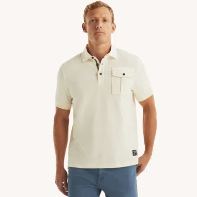Nautica Jeans Co. Classic Fit Polo In Almond