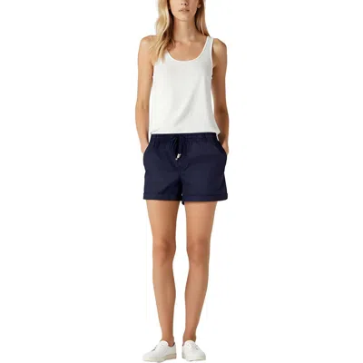 Nautica Jeans Co. Dock Womens Pocket Manmade Bermuda Shorts In Blue