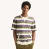 Nautica Jeans Co. Striped Crewneck T-shirt In Yellow