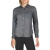 Nautica Jeans Co. Womens Floral Print Cotton Button-down Top