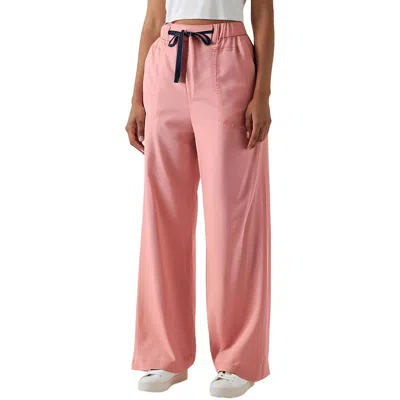 Nautica Jeans Co. Womens Pocket Lyocell Wide Leg Pants
