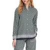 Nautica Jeans Co. Womens Printed Linen Button-down Top In Multi