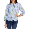 Nautica Jeans Co. Womens Striped Cotton Blouse