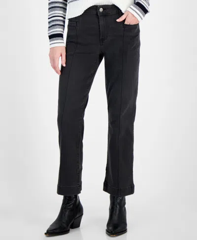 Nautica Jeans Women's High-rise Striped-belt Cargo Pants In Night Sky