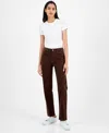 Nautica Jeans Women's Mid-rise Corduroy Pants In Brown