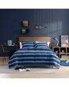 Nautica Keelson Stripe Reversible Comforter Sets In Blue