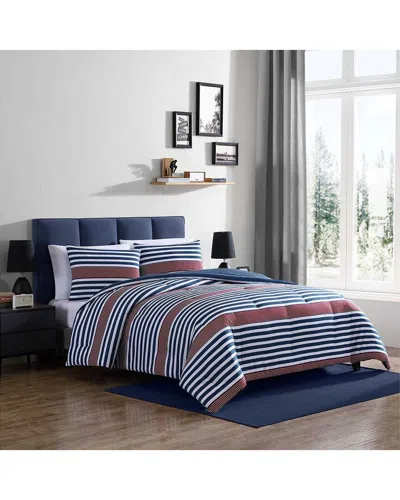 Nautica Kennedy Stripe Comforter Bedding Set In Blue