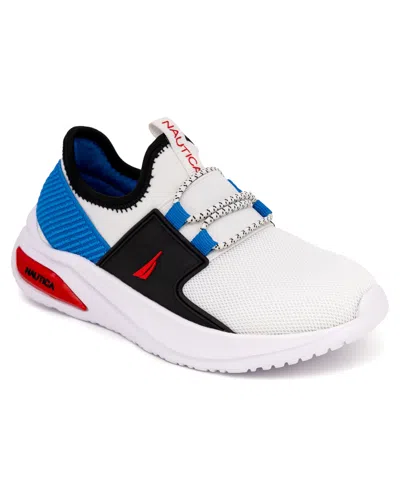 Nautica Kid's Neave Molded 2 Athletic Sneaker In White Multi