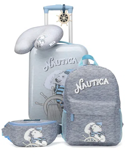 Nautica Kids 18 Airline Approved Carry-on 5pc Luggage Set