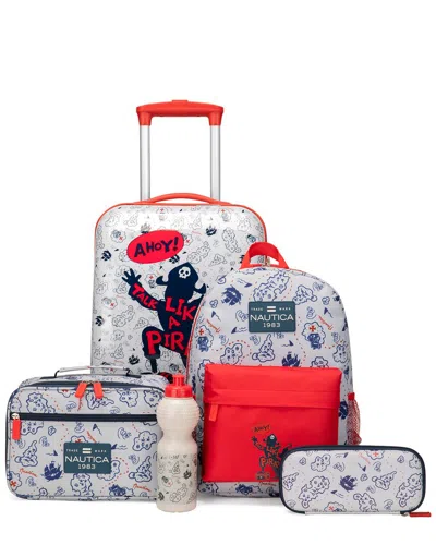 Nautica Kids 18 Back To School Carry-on 5pc Luggage Set
