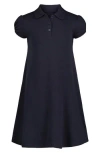 Nautica Big Girls Plus Size Drawstring Short Sleeve Performance Dress In Navy