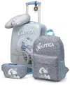 Nautica Kids Adventure 5-piece Airline Approved Carry-on Luggage Set In Multi