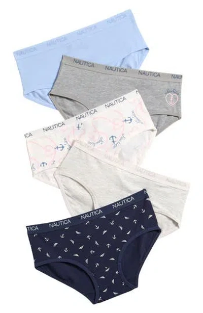 Nautica Kids' Assorted 5-pack Bikini Briefs In Multi