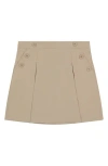 Nautica Little Girls Button Pockets Elastic Waist Scooter Skorts