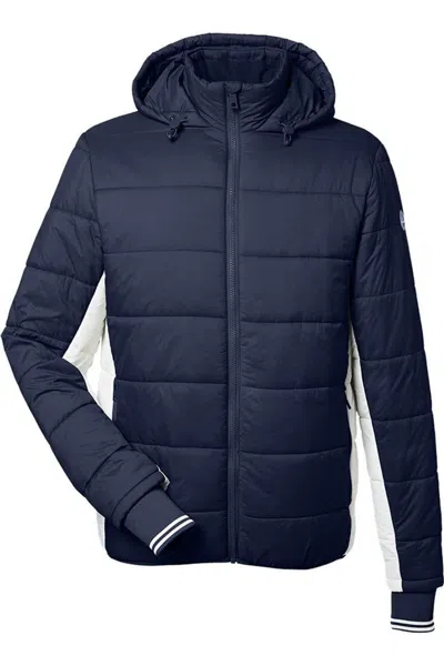 Nautica L Mile Hooded Puffer Jacket In Multi