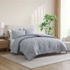 Nautica L Stitch Grey King Comforter-sham Set