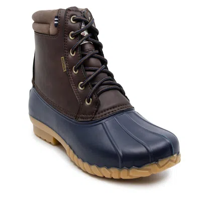 Nautica Lace-up Duck Boot In Brown
