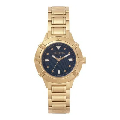 Nautica Ladies' Watch  Napcpr005 ( 36 Mm) Gbby2 In Gold