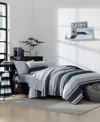 Nautica Lakefront Printed Embossed 6-pc. Comforter Set, Twin/twin Xl In Blue