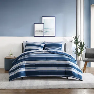 Nautica Lakeview Twin/twin Xl Reversible Comforter And Sham Set In Blue