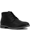 NAUTICA LARGO MENS FAUX LEATHER ANKLE CHUKKA BOOTS