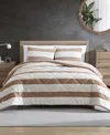 Nautica Lawndale Twill Plush Comforter Set In Almond,camel