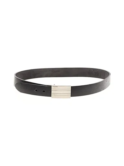 Pre-owned Nautica Leather Belt In Black