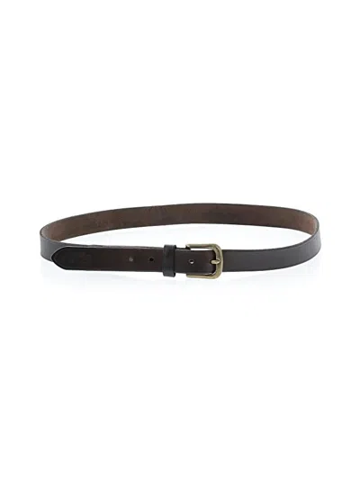 Pre-owned Nautica Leather Belt In Brown