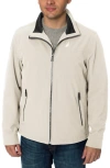 Nautica Lightweight Stretch Water Resistant Golf Jacket In Stone