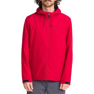 Nautica Lightweight Windslicker In Red