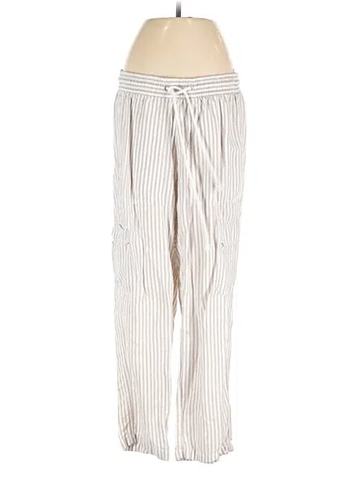 Pre-owned Nautica Linen Pants In White