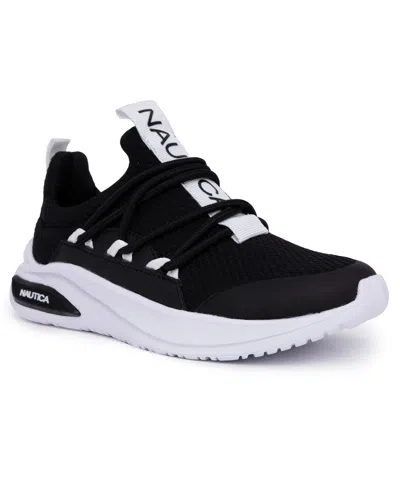 Nautica Kids' Little And Big Boys Swimm Athletic Sneakers In Black