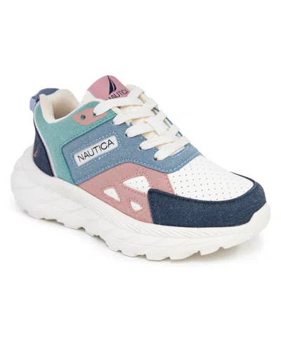 Nautica Kids' Little And Big Girls Maudy Athletic Sneakers In Multi
