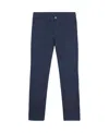 Nautica Little Boys Uniform 5 Pocket Stretch Twill Pants In Blue