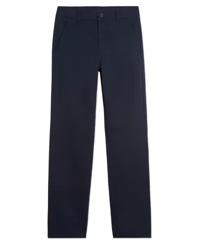 NAUTICA LITTLE BOYS UNIFORM STRETCH TWILL PANT WITH REINFORCED KNEES