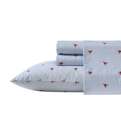 Nautica Lobster Walk Blue Twin Xl Sheet Set