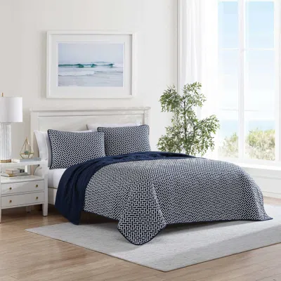 Nautica Lockridge Navy Twin Quilt-sham Set